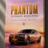 Rolls-Royce Phantom Extended Wheelbase Wall Art – Luxury Rose Gold Canvas Print