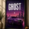 Rolls-Royce Ghost Canvas Poster – Effortless Everyday Luxury Sedan Dubai Skyline Wall Art