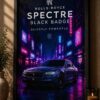 Rolls-Royce Spectre Black Badge Canvas Poster – Silently Powerful Luxury EV Tokyo Cyberpunk Wall Art