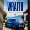 Rolls-Royce Wraith Canvas Poster – Power Style Soul Luxury Coupe Mediterranean Coast Wall Art